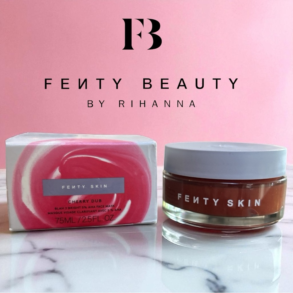 Fenty Skin Beauty by Rihanna Cherry Dub Blah 2 Bright 5% AHA Face Mask